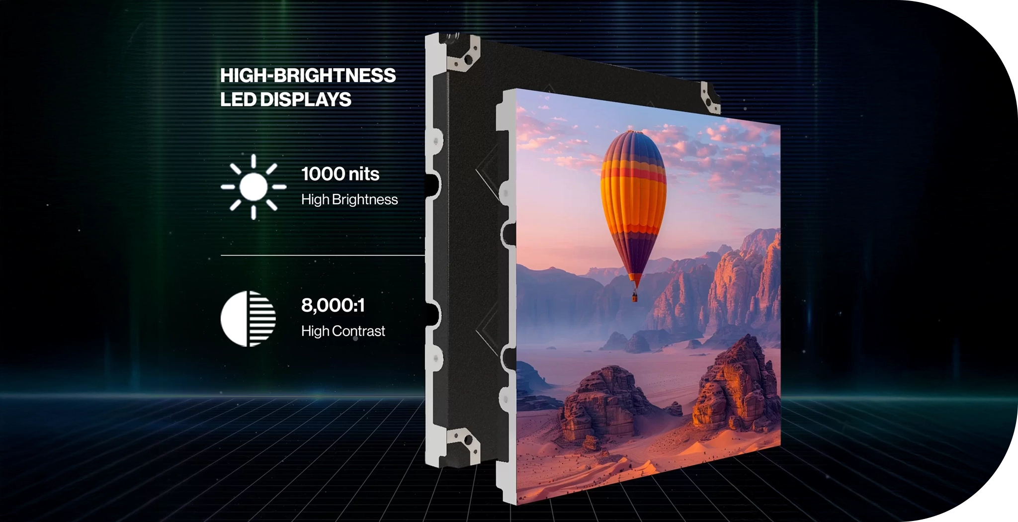 LEDディスプレイ Indoor LED Display for US Venues & Retail | LEDX