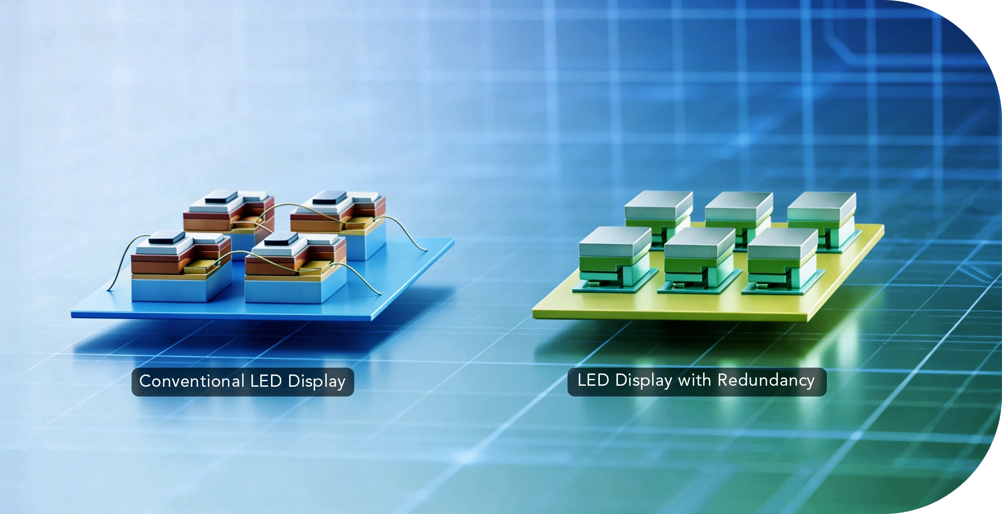 LEDX advanced flip chip COB technology