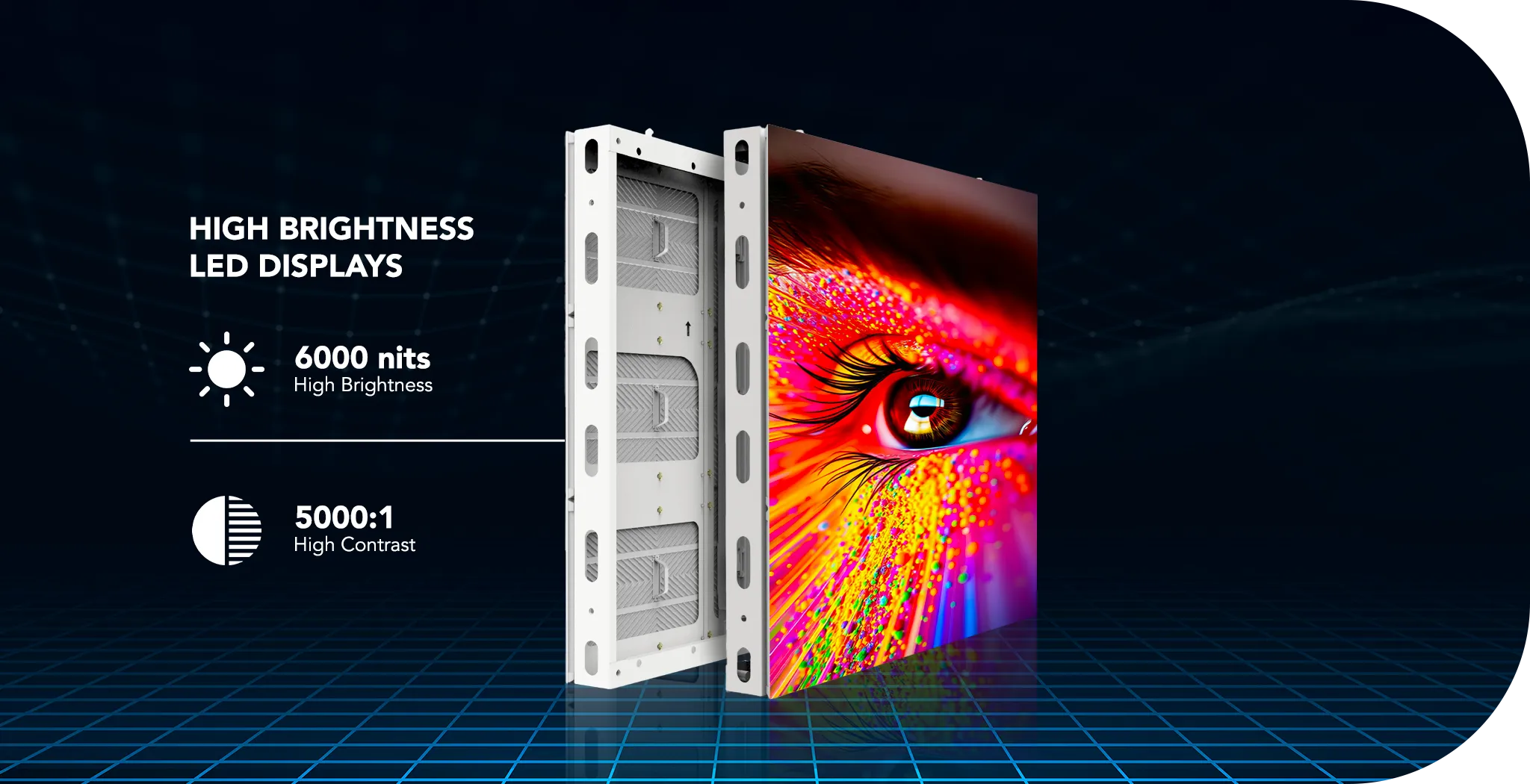 LEDX AG Series high brightness LED display
