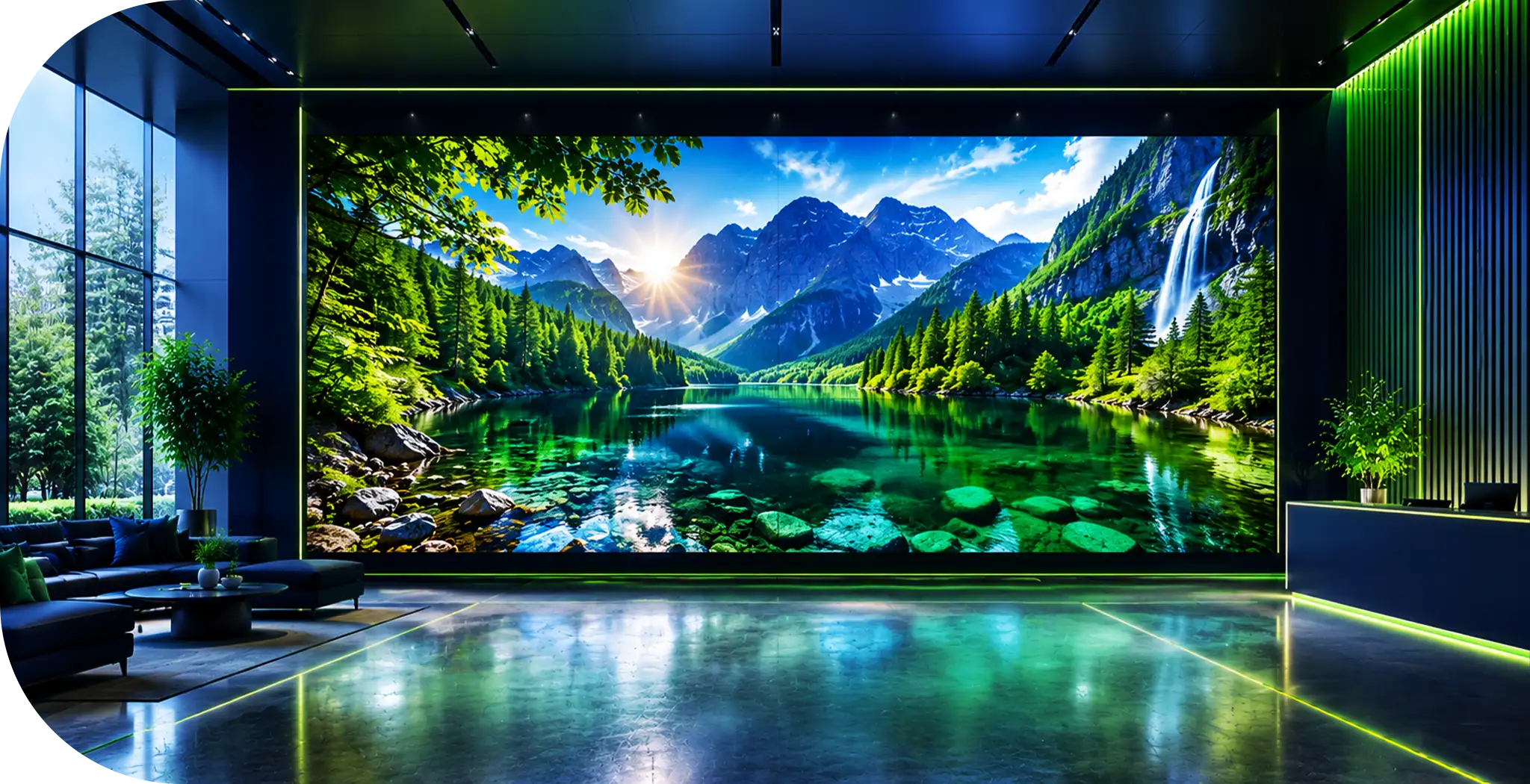 superior indoor image quality indoor module