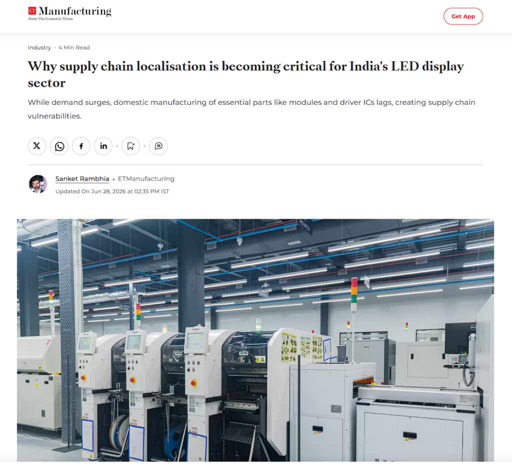 ET Manufacturing supply chain local