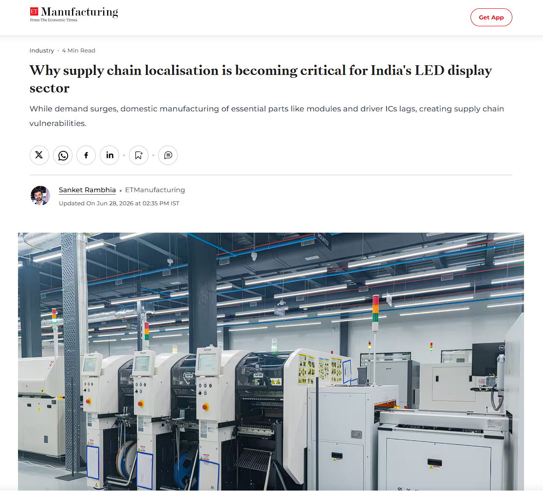 ET Manufacturing supply chain local